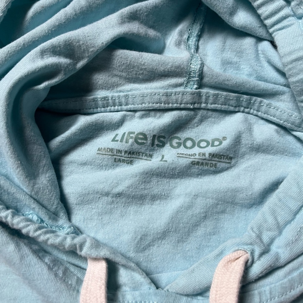 Life Is Good Sky Blue Tee - Picture 3 of 3